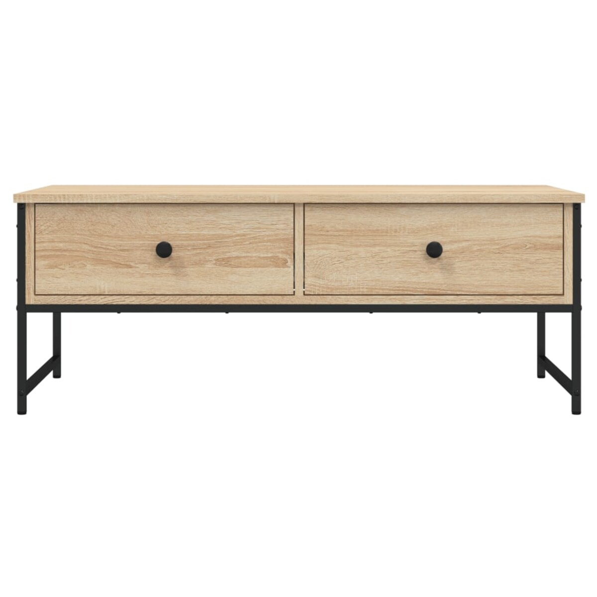 vidaXL Stolik kawowy, dąb sonoma, 101x49x39,5 cm