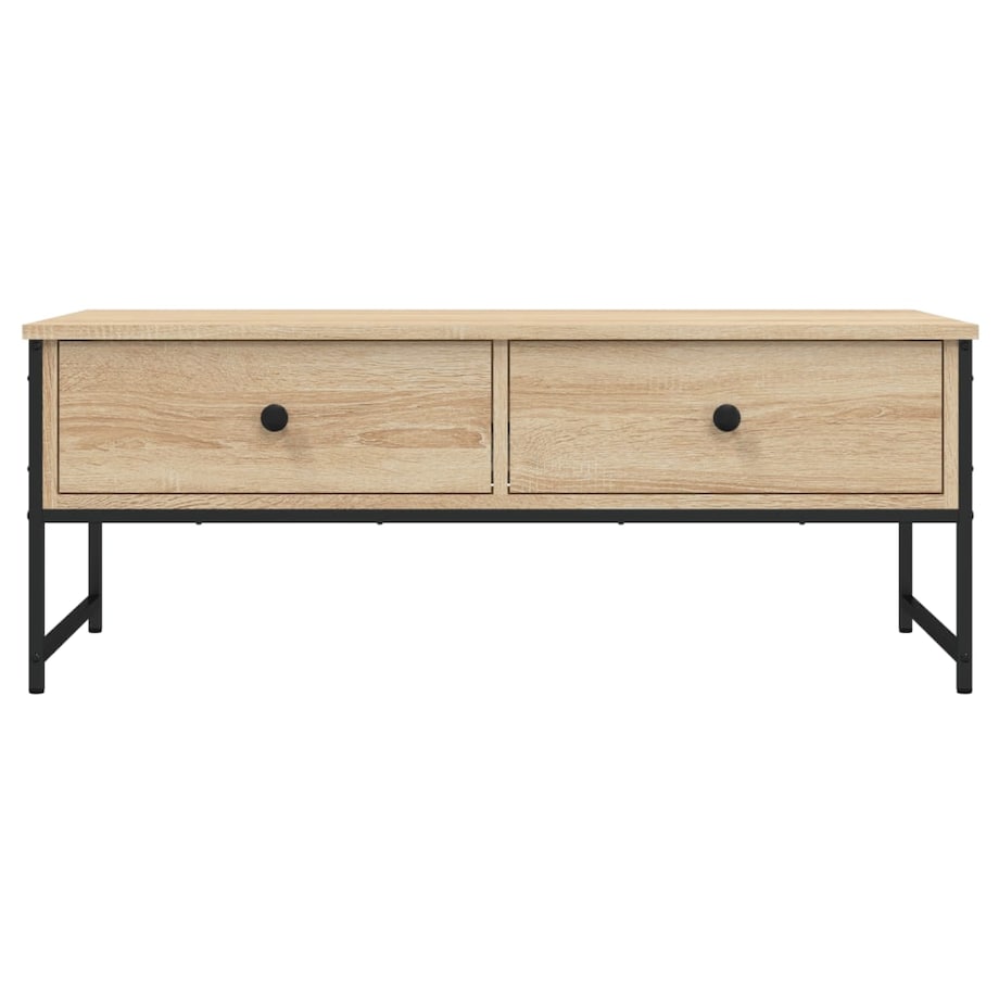 vidaXL Stolik kawowy, dąb sonoma, 101x49x39,5 cm