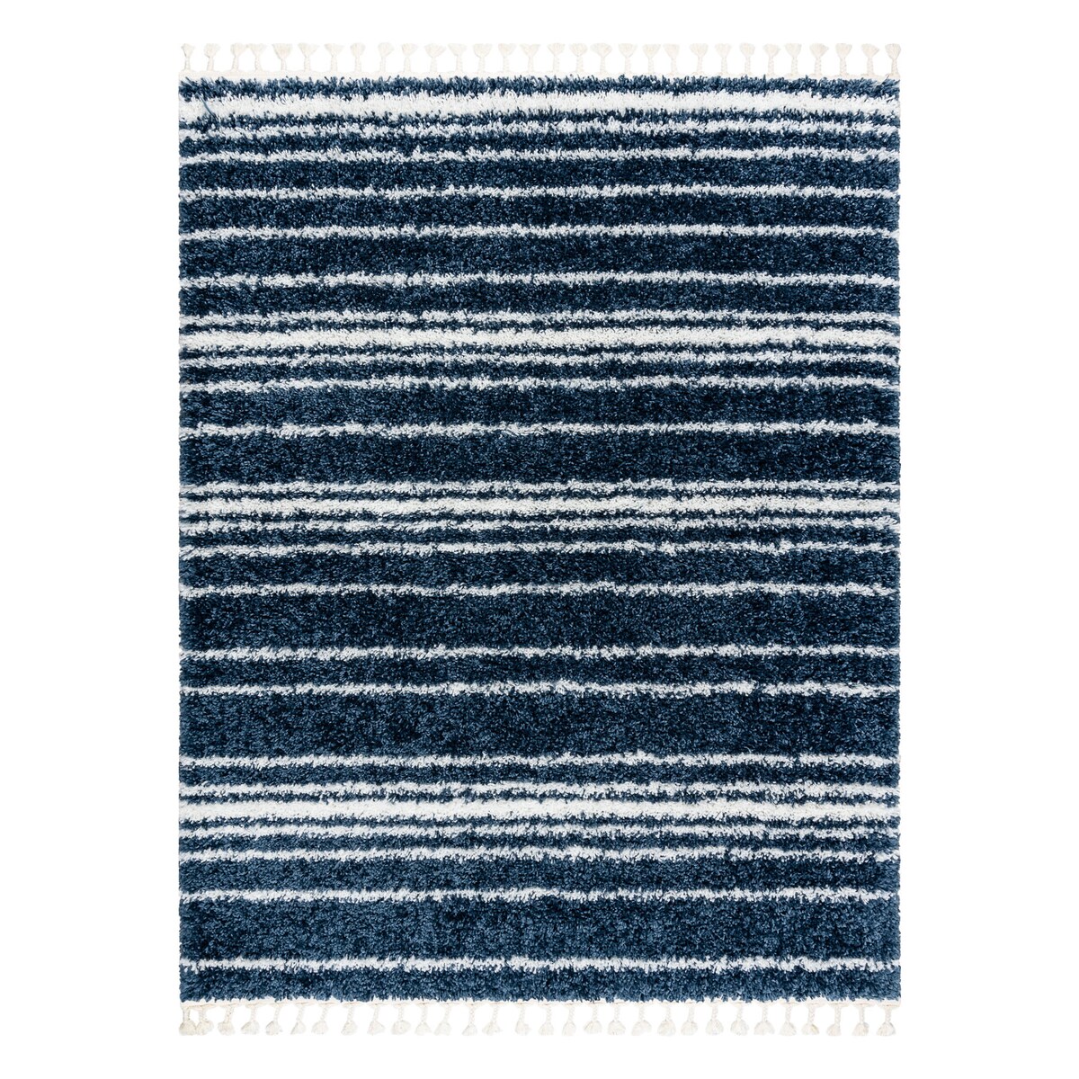 Dywan UNION 4080 Pasy niebieski / krem 120x170 cm