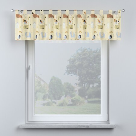 Lambrekin na szelkach 130x40 beżowy