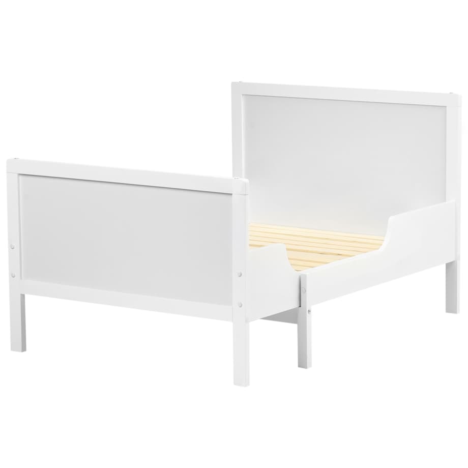 Rozsuwane łóżko dziecięce Drewno sosnowe MONTIGNY 90 x 200 cm Biały