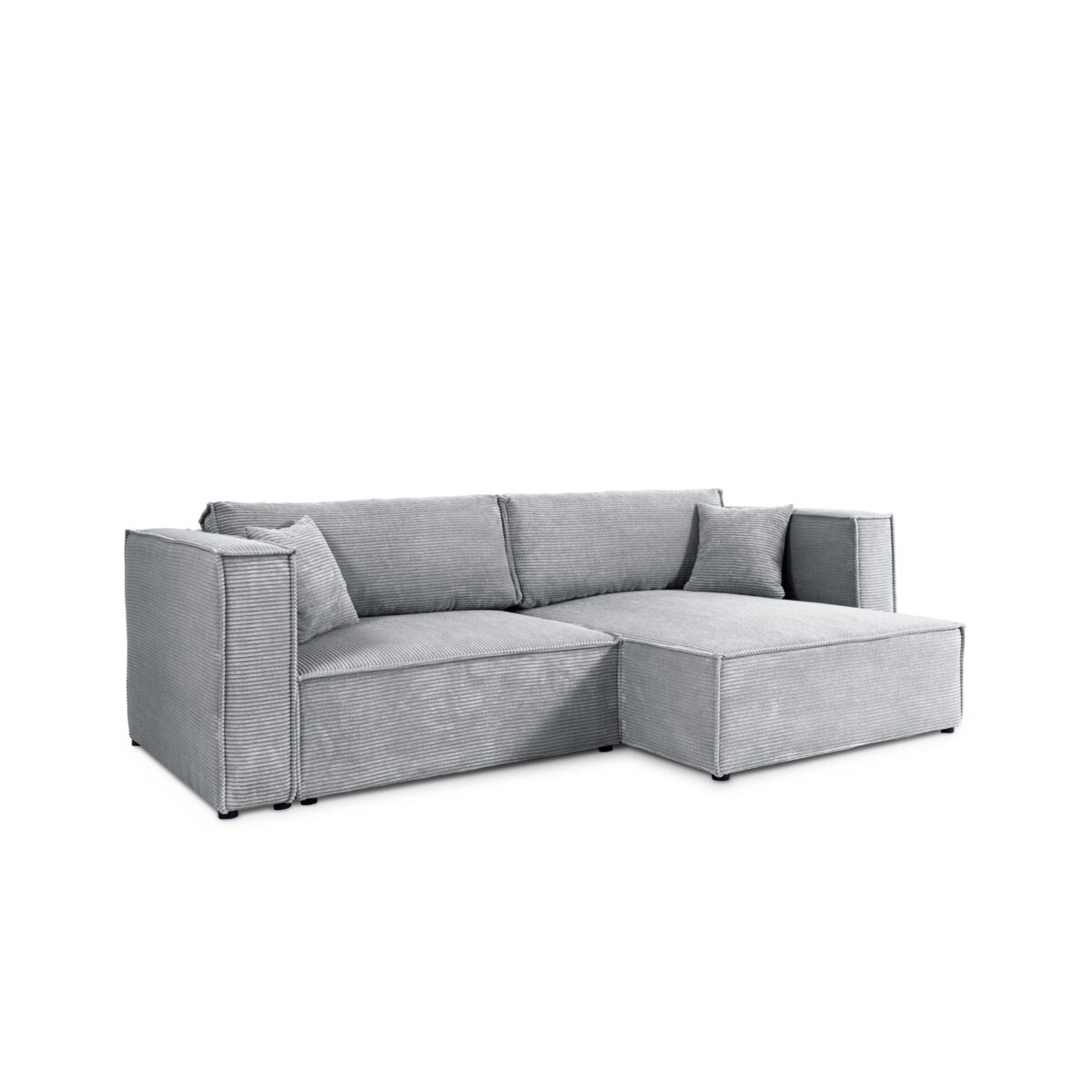 Narożnik KEYMON z funkcją spania sztruks Kolor: POSO 55