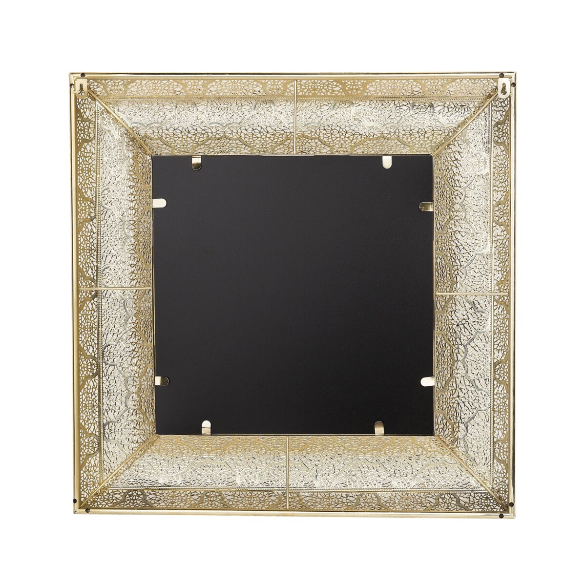 Lustro ścienne 60 x 60 cm złote PLERIN