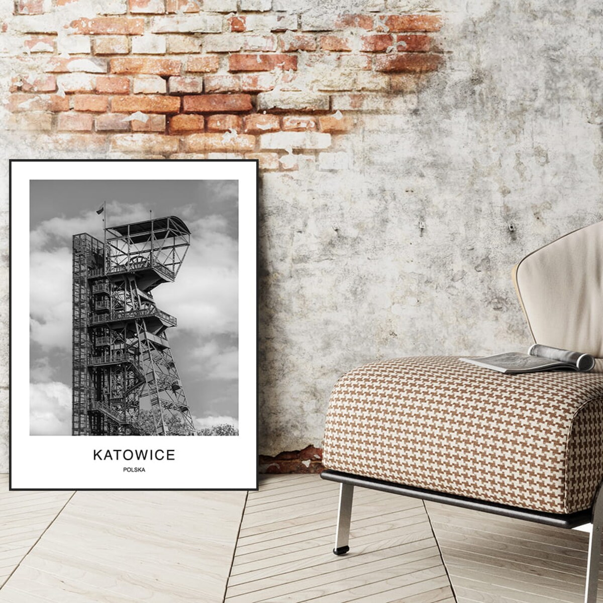 plakat katowice 3 21x30 cm