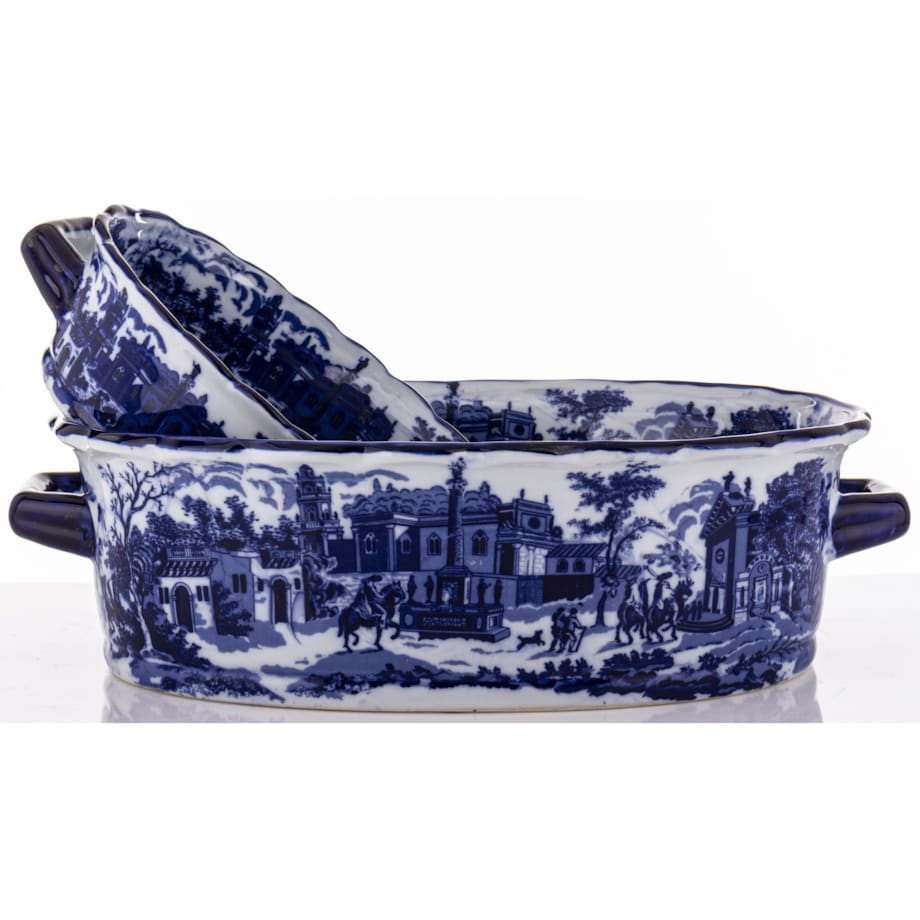 Osłonka 2 szt. ceramiczna 14x49x31 i 9x34x20 cm GHARA-V podłużne