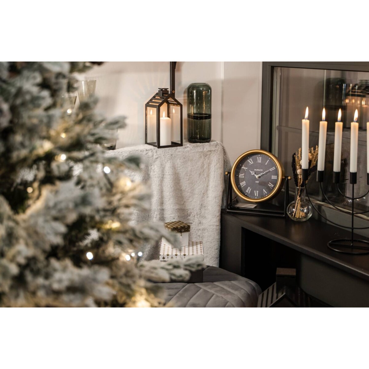 Zegar stojący na komodę LUCA, Ø 21cm