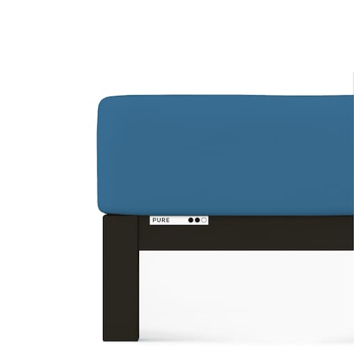 Prześcieradło Schlafgut Pure Baby Uniwersalny Blue Mid 615