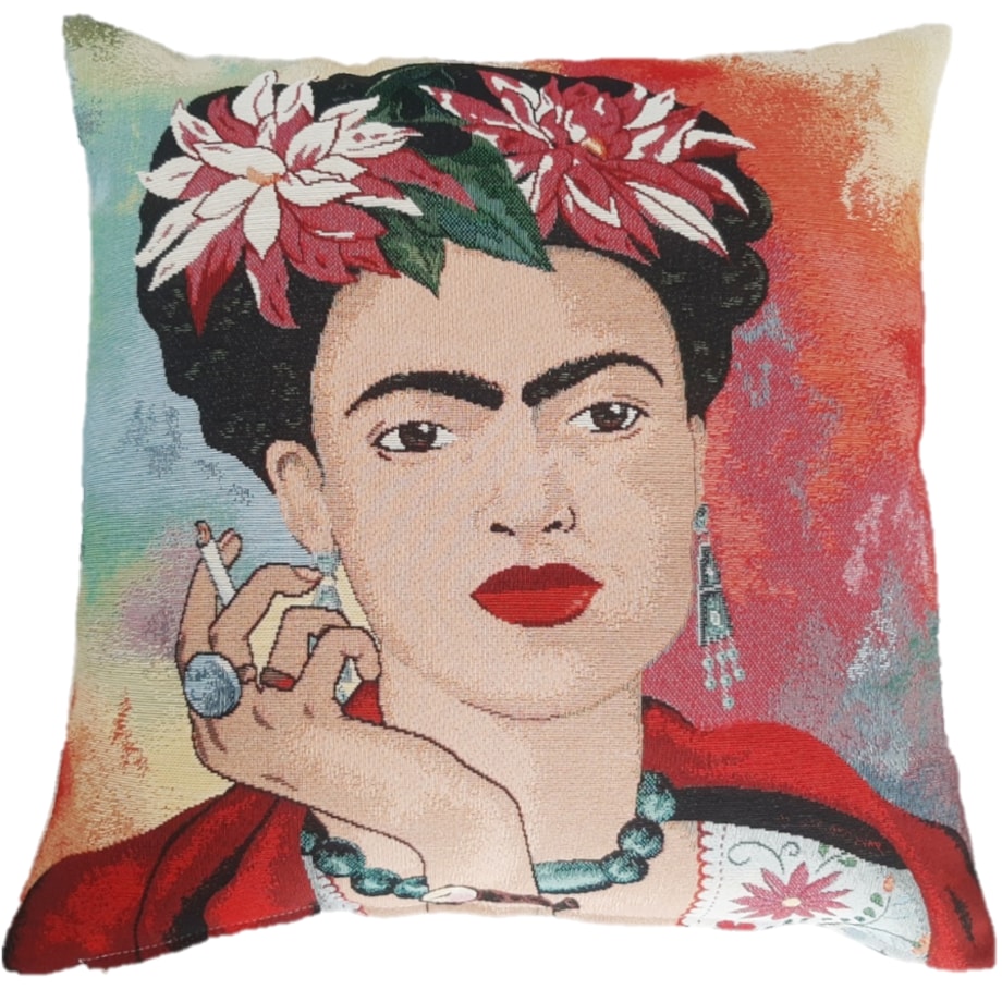 Poszewka Na Poduszkę Jasiek 45X45 Cm Żakardowa Dekoracyjna Ozobna Frida
