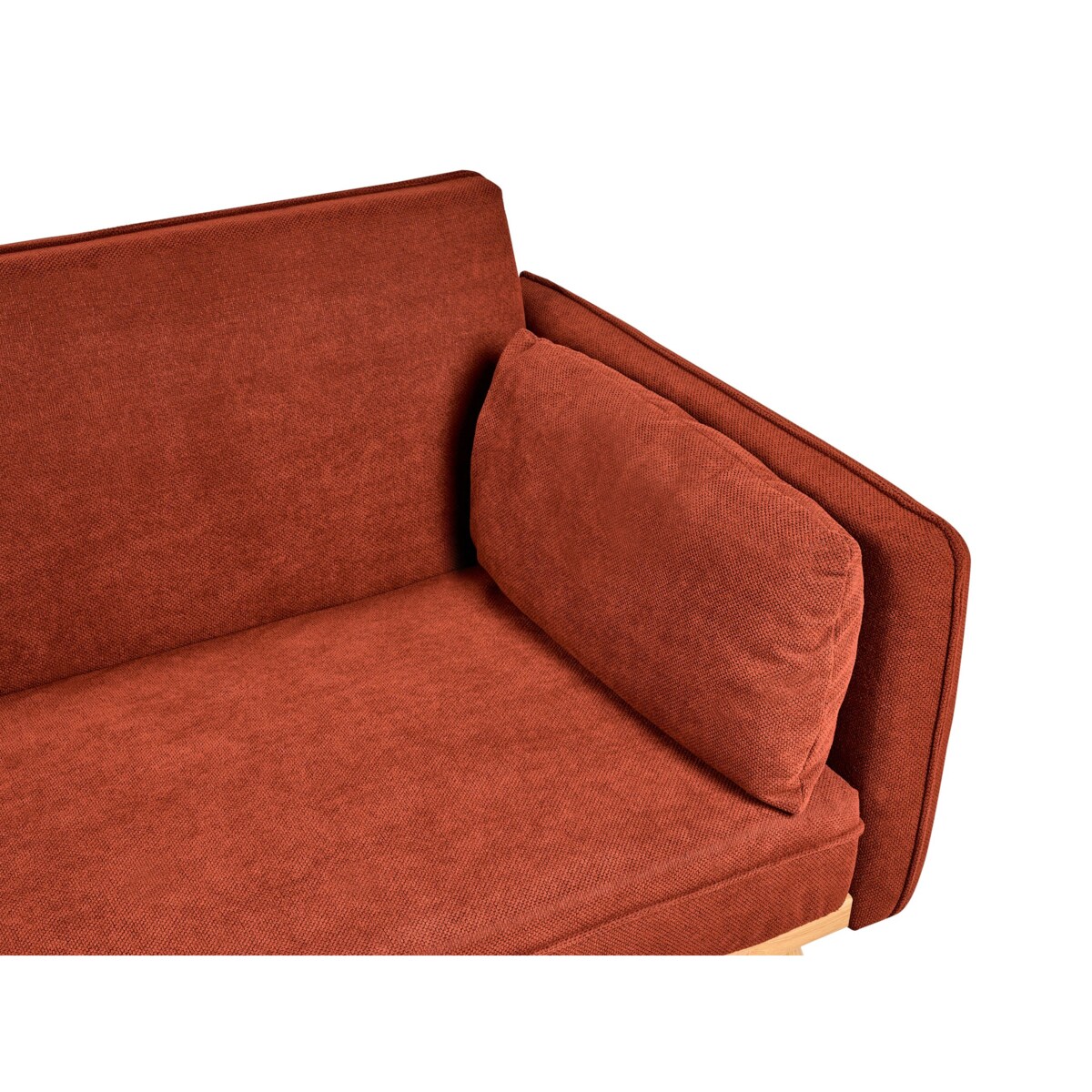 Sofa rozkładana ASAA Czerwony