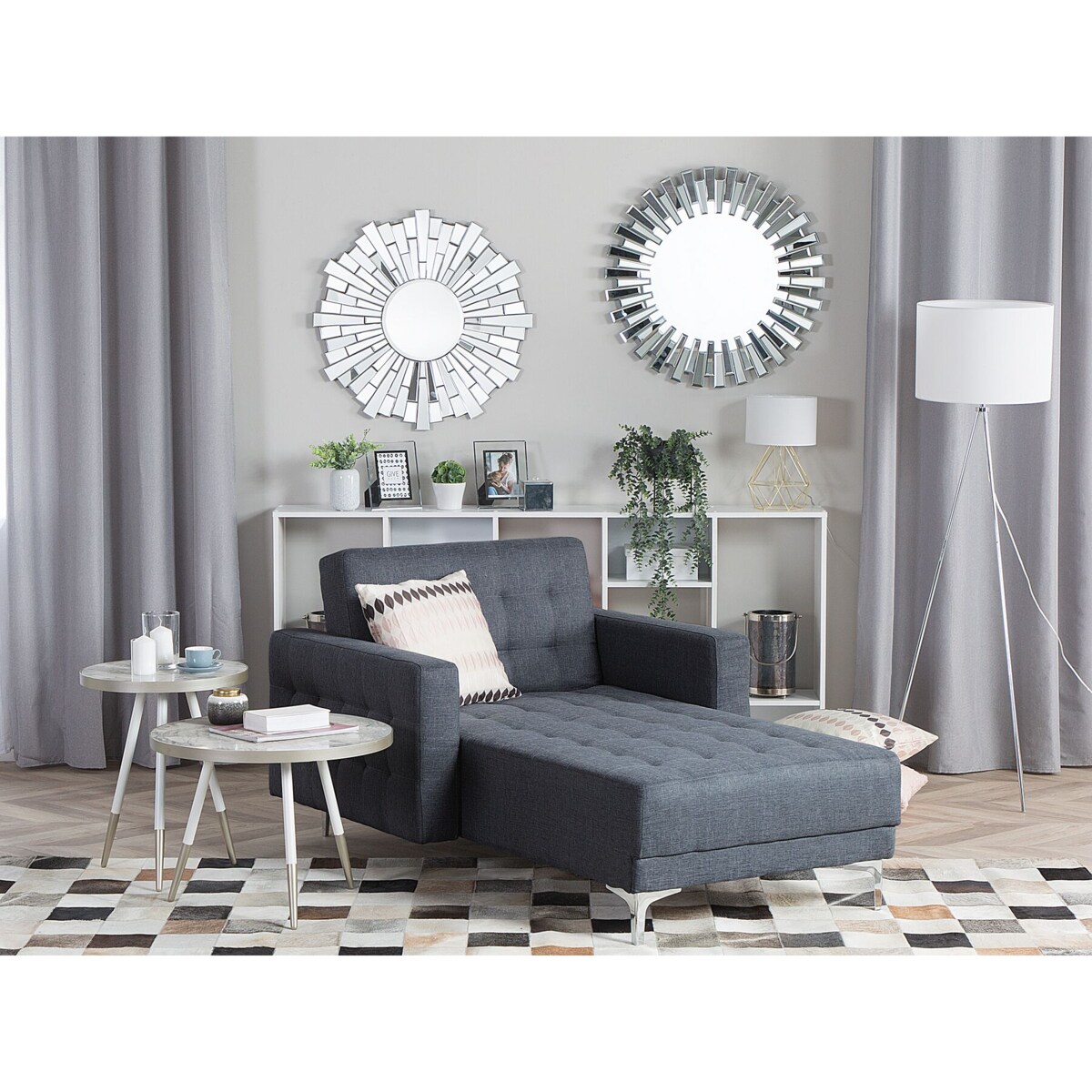 Szezlong ciemnoszary ABERDEEN