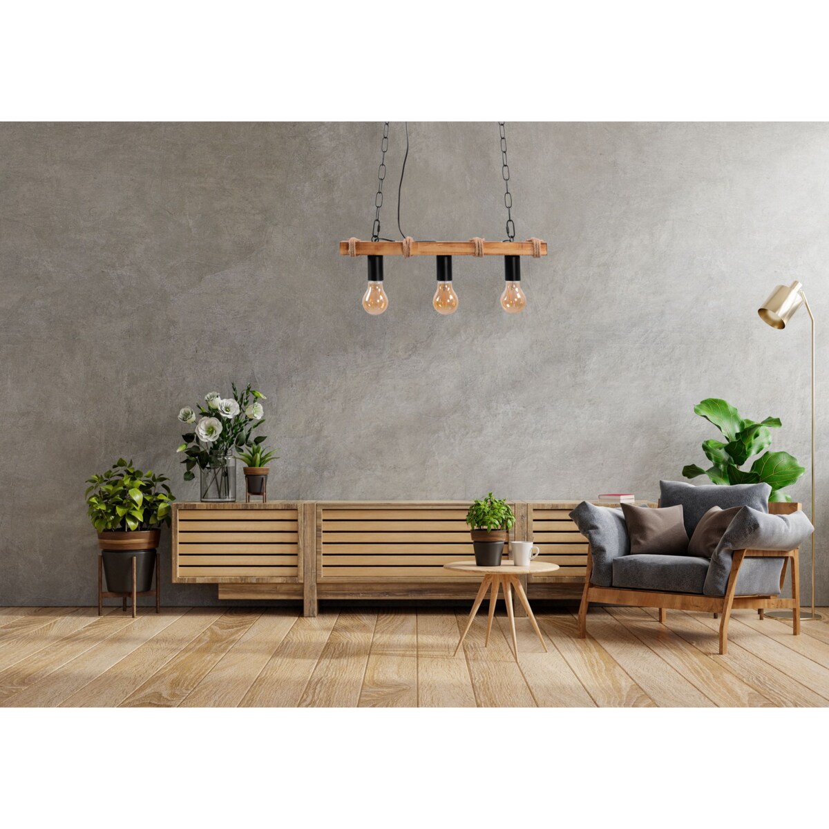 LAMPA SUFITOWA WISZĄCA BOHO LINE APP1319-3CP