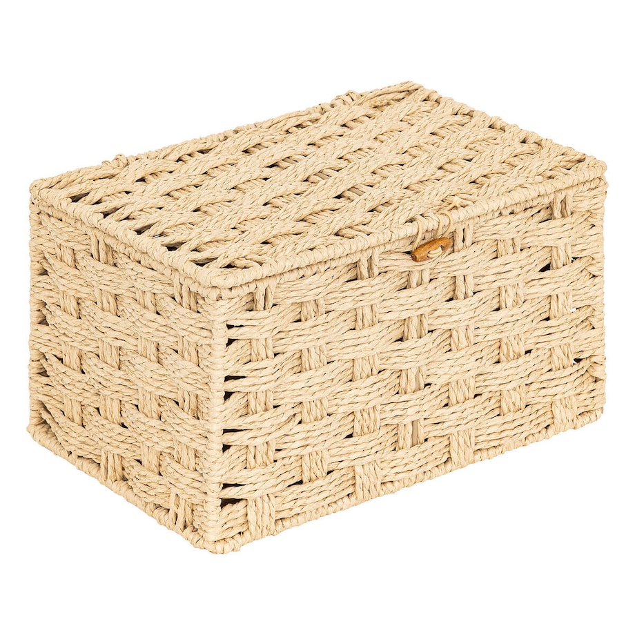 Pudełka do przechowywania plecione ELIO, 3 pojemniki różnej wielkości