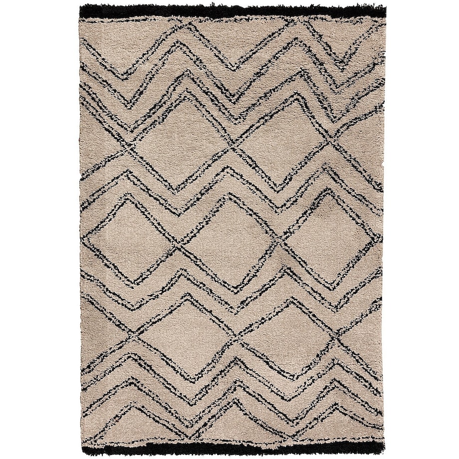 Dywan Royal Nomadic sand/black 120x170cm, 120 x 170 cm