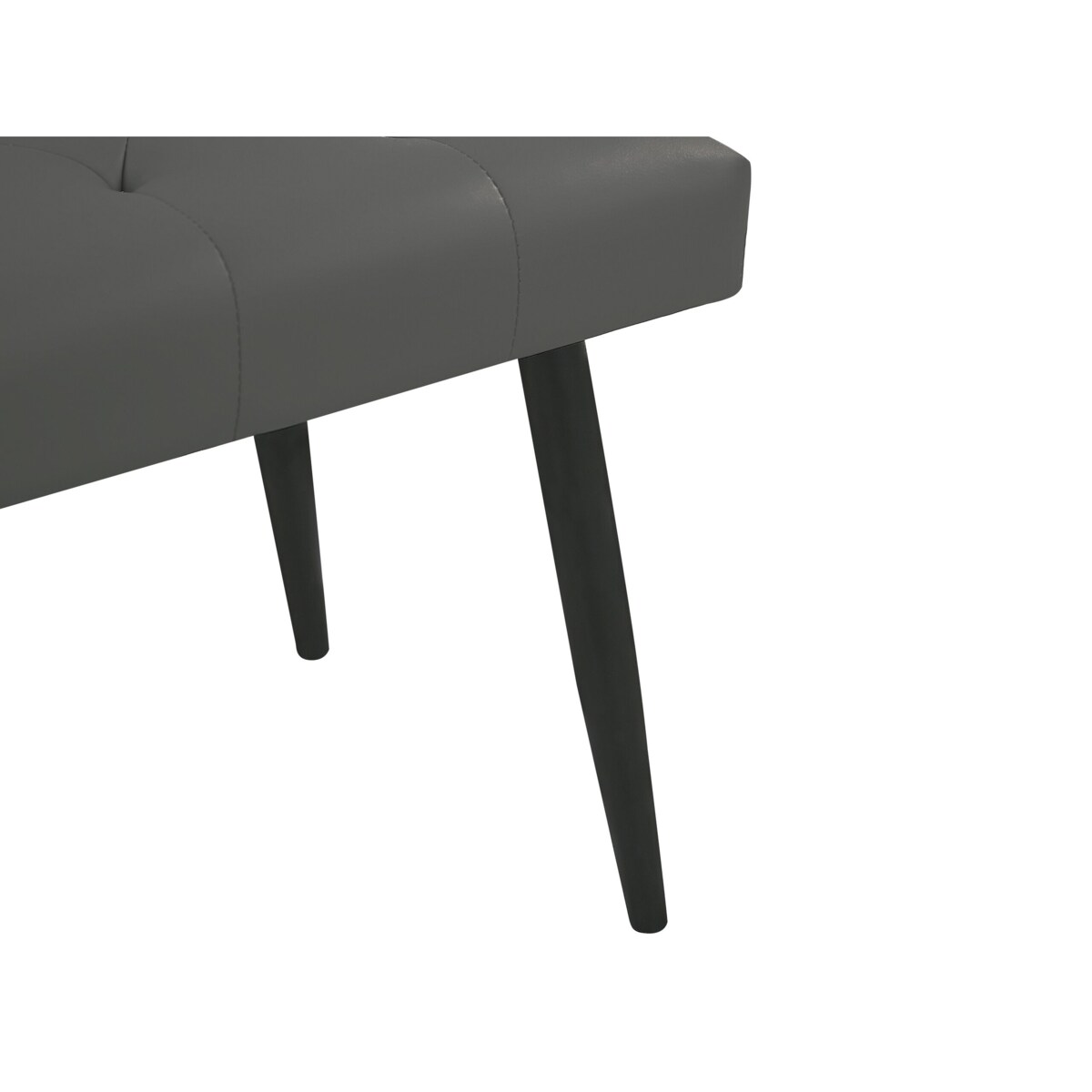 Ławka do sypialni szara ESSONNE