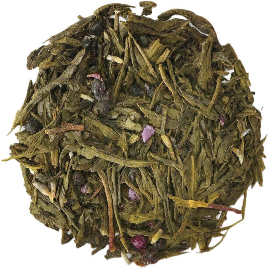 Herbata zielona MAGICZNA PORZECZKA sypana czarny bez kwiat lawendy upominek - herbata liściasta sypana mieszanka napar susz