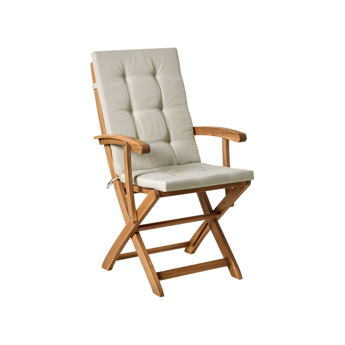 Zestaw ogrodowy dla 8 osób MAUI PREMIUM Drewno akacjowe Beżowoszary