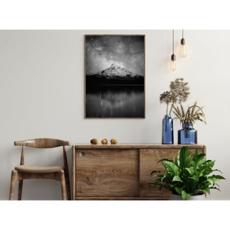 Poster Story, Plakat, Obraz - Droga Mleczna nad Jeziorem Mount Hood Oregon, wymiary 21 x 30 cm