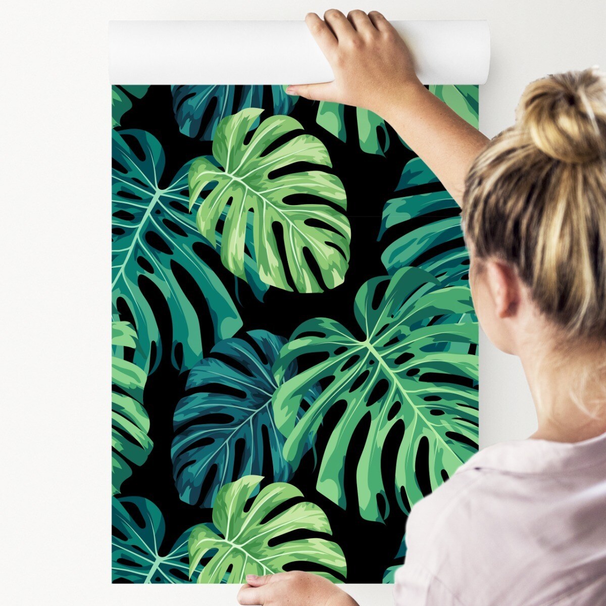 Tapeta Liście Monstery Tropikalne Rośliny