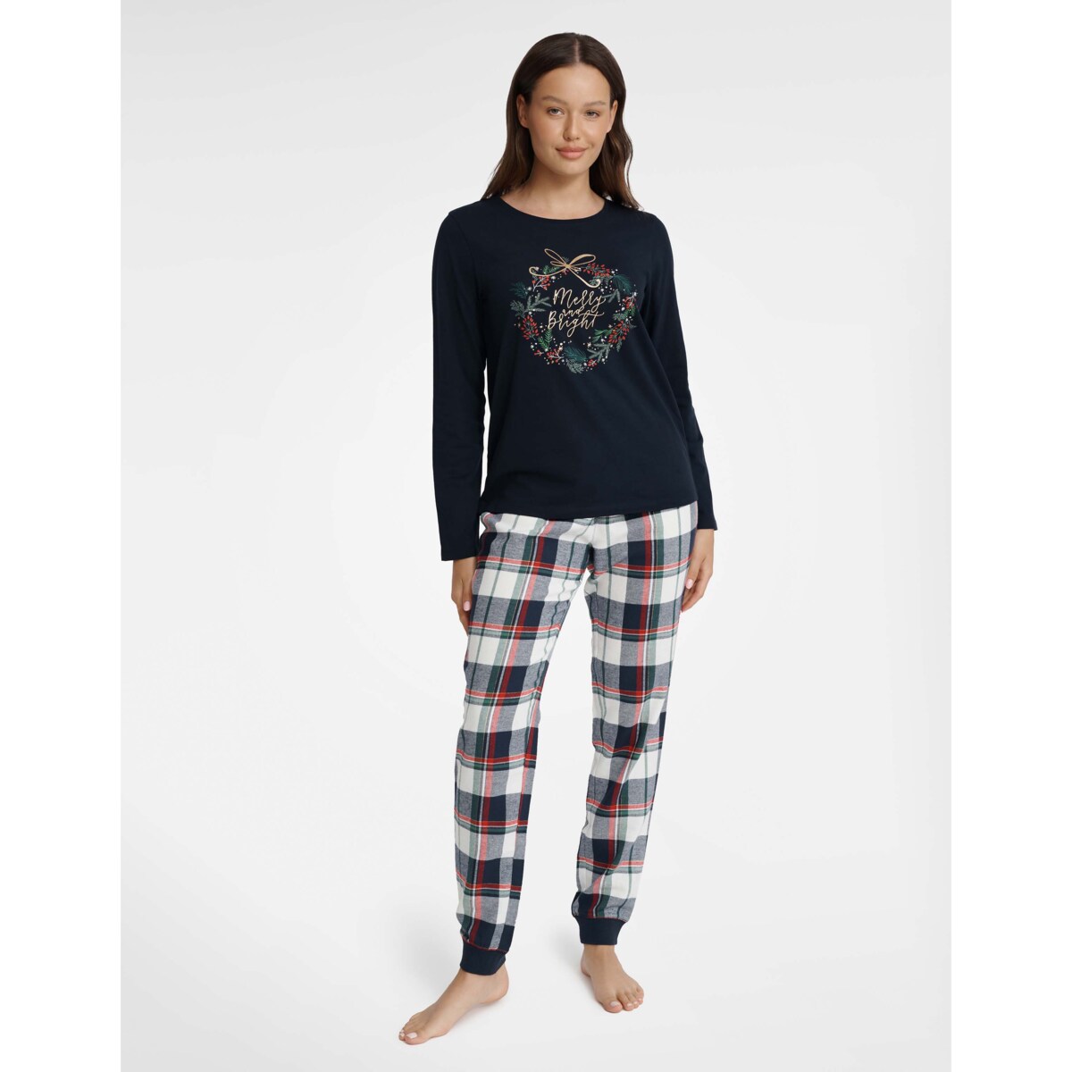 Piżama Goldy 40939-59X Granatowa Granatowy, XL