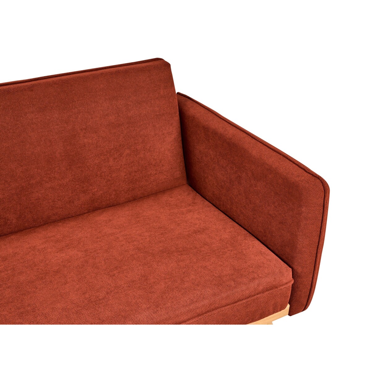 Sofa rozkładana ASAA Czerwony