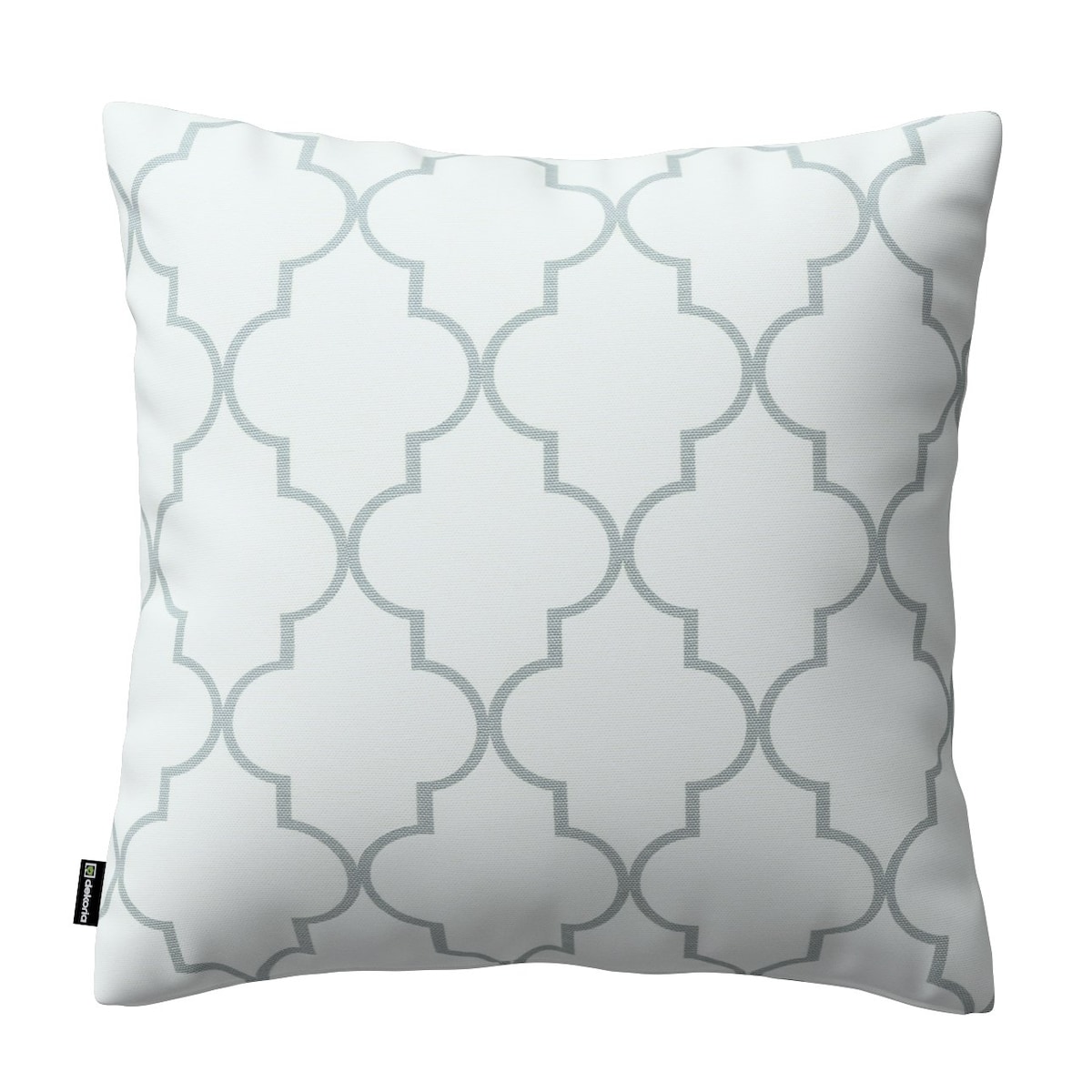 Poszewka Kinga na poduszkę, szaro-białe wzory marokańskie, 50 x 50 cm, Gardenia