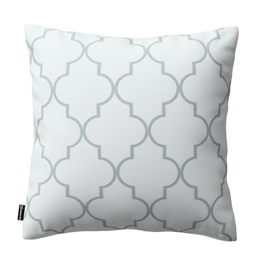Poszewka Kinga na poduszkę, szaro-białe wzory marokańskie, 50 x 50 cm, Gardenia