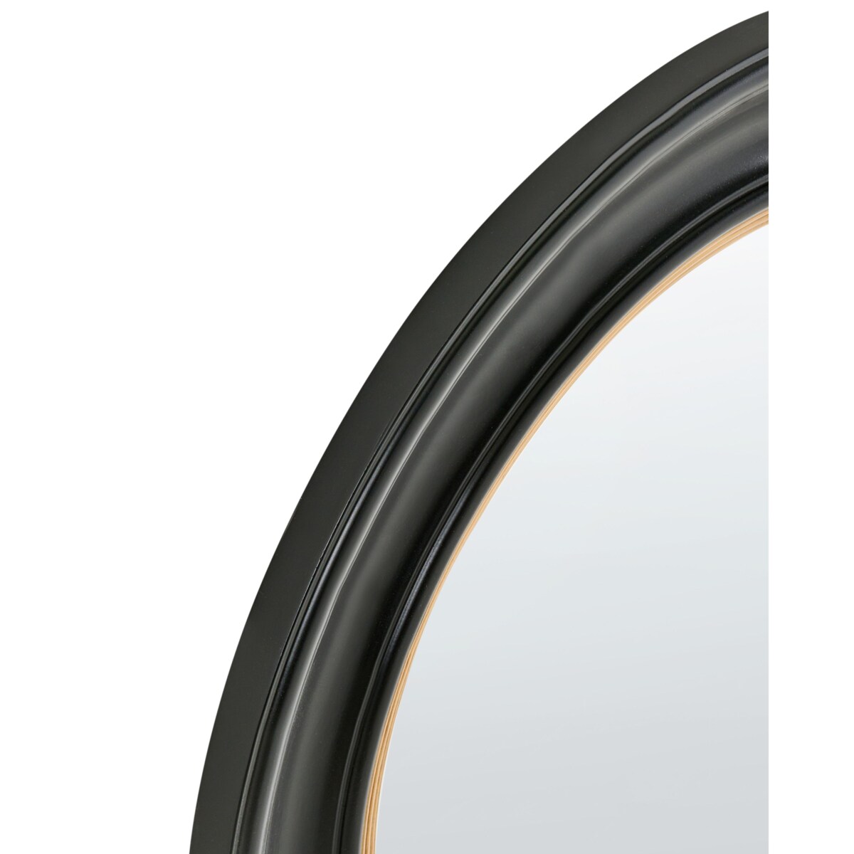 Lustro ścienne MALO 66 cm 66 cm Czarny