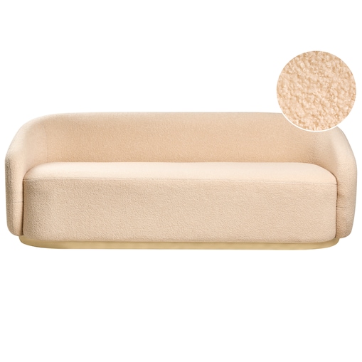 Sofa dla 2 osób SIPO Boucle Beżowy