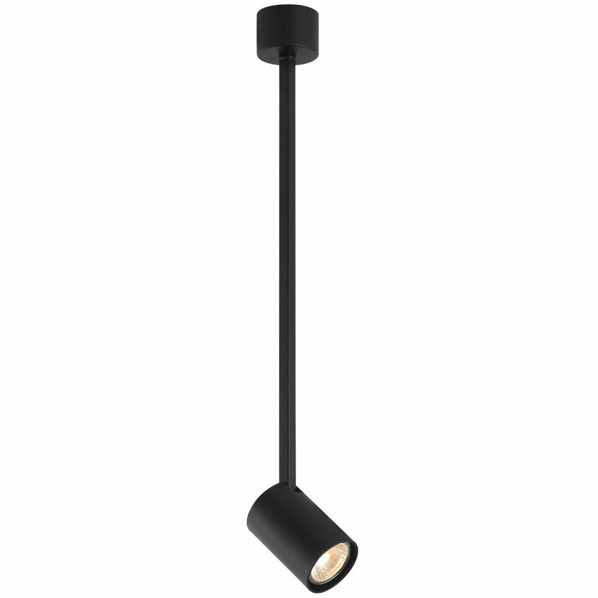 LAMPA sufitowa Tuka Nero L Orlicki Design regulowana OPRAWA metalowa downlight tuba czarna