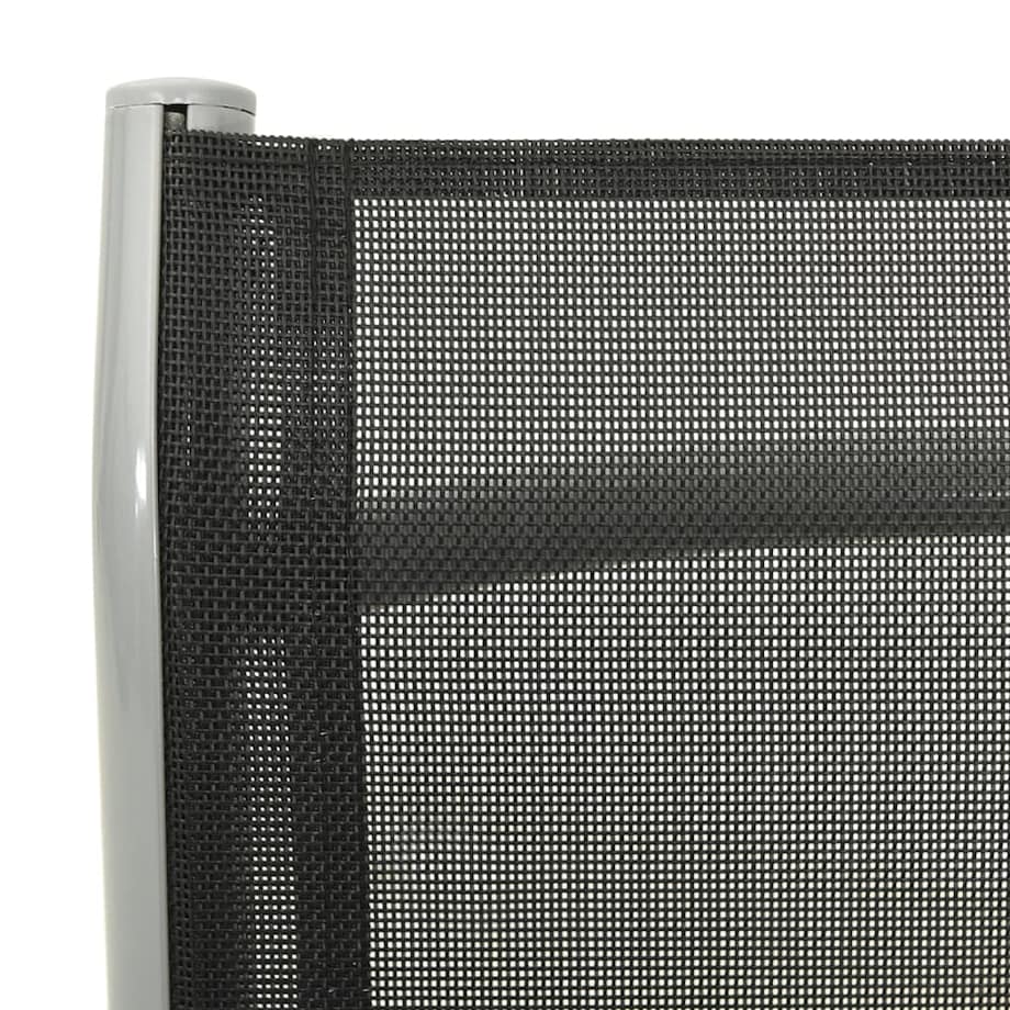 vidaXL Rozkładane krzesła ogrodowe, 2 szt., textilene i aluminium