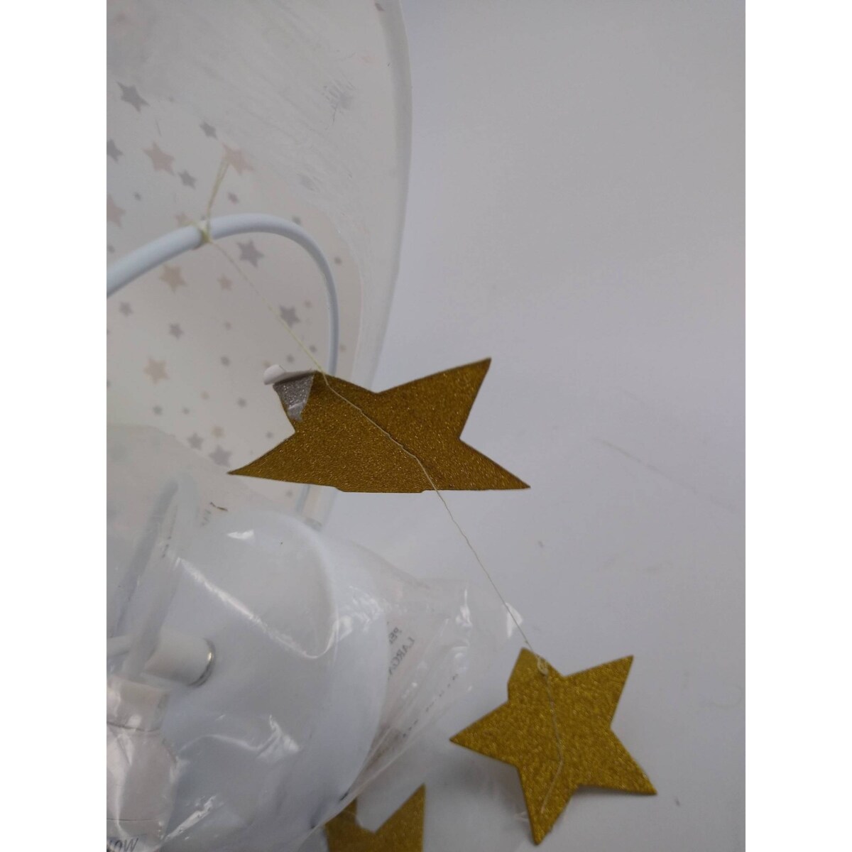 Lampa do pokoju dziecięcego Chmurka i gwiazdki, Ø 30 cm