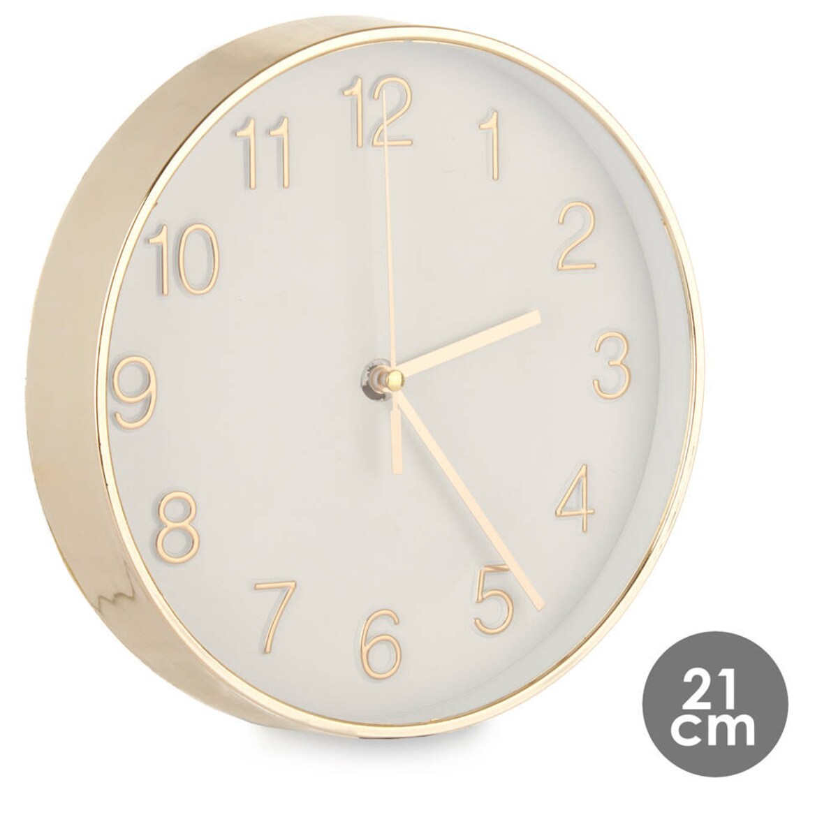 Zegar ścienny złoty CHAMPAGNE