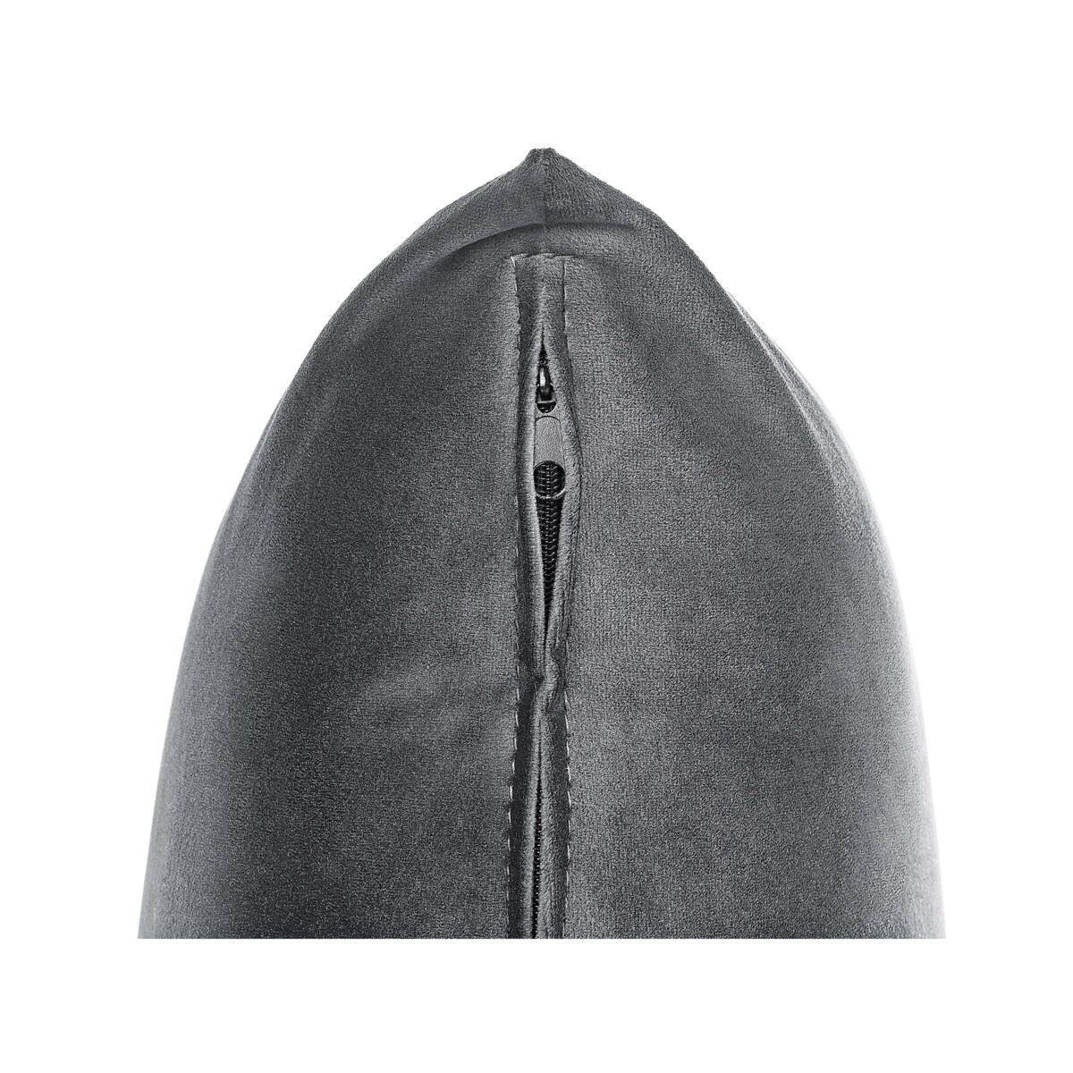 Szezlong welurowy szary GUERET