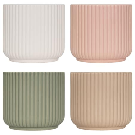 Doniczka z dolomitu, NURIA, 13,5 x 12 cm