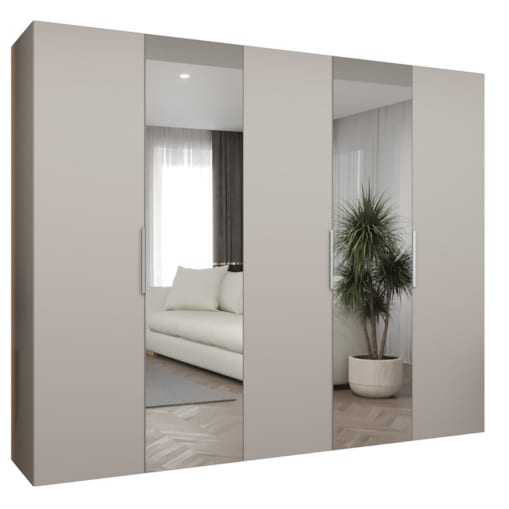 Szafa uchylna otwierana MARBELLA 2 250 wys. 202 cm Kaszmir + u. Kaszmir