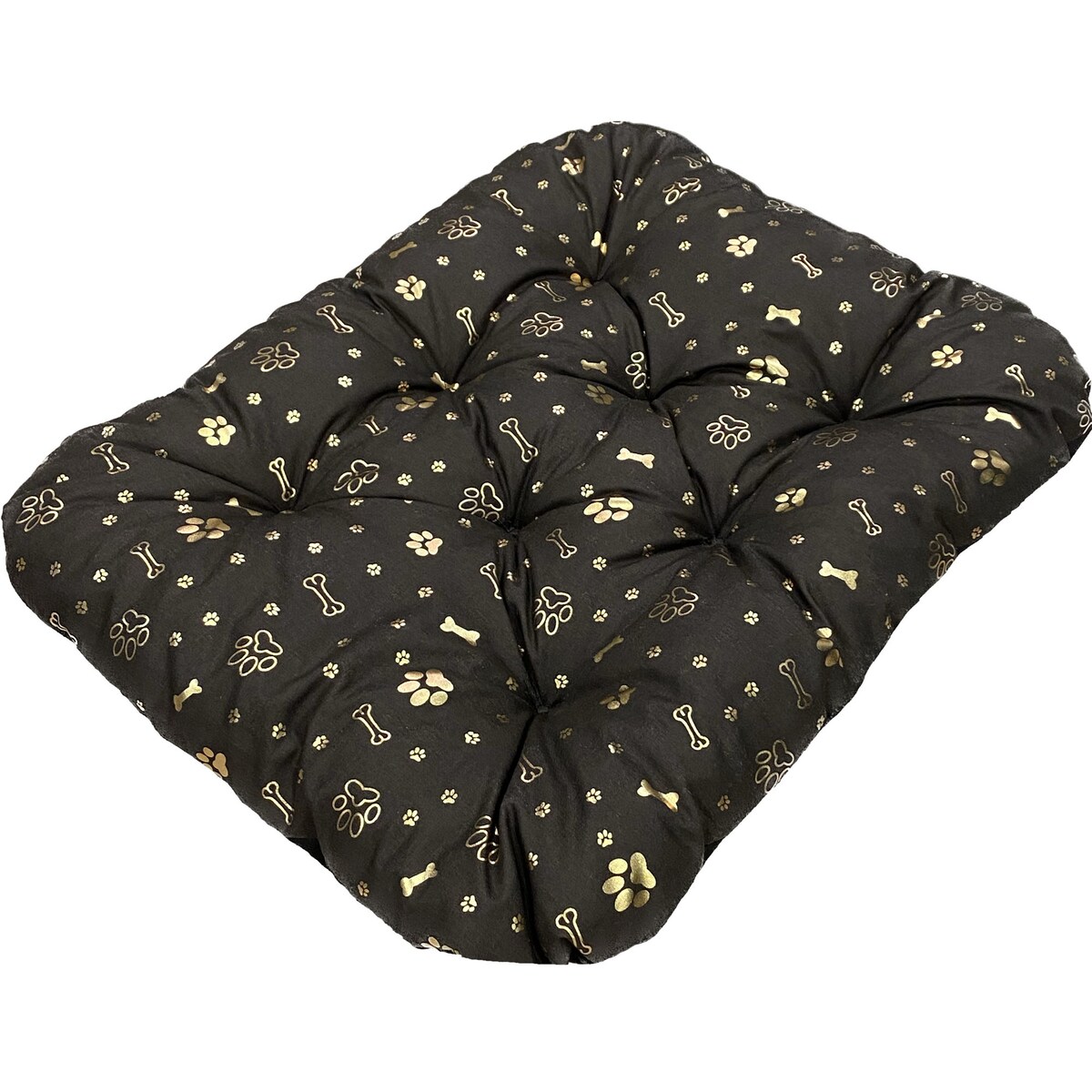 Legowisko Dla Psa Poduszka Posłanie Wytrzymałe 70X50 Cm Kość Złota