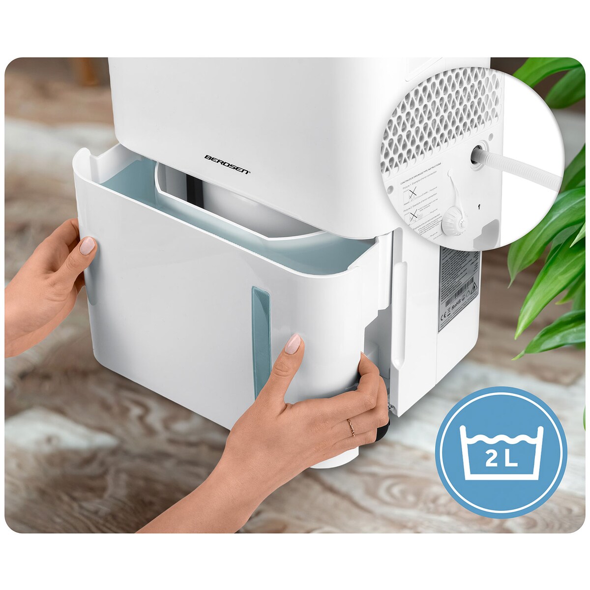 Osuszacz powietrza kompresorowy Berdsen pochłaniacz wilgoci 20l/24h 353400