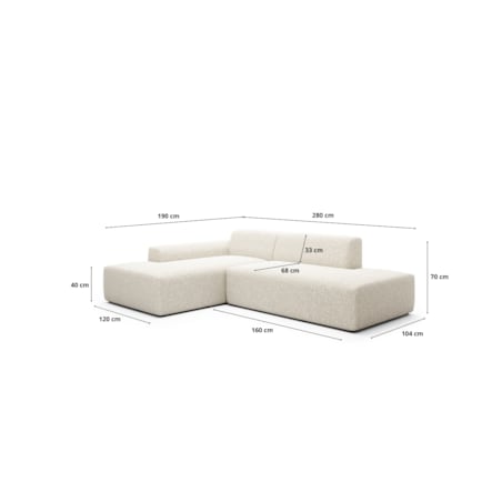 Narożnik MODU L II kolekcja modułowa Kolor: Centaur 12