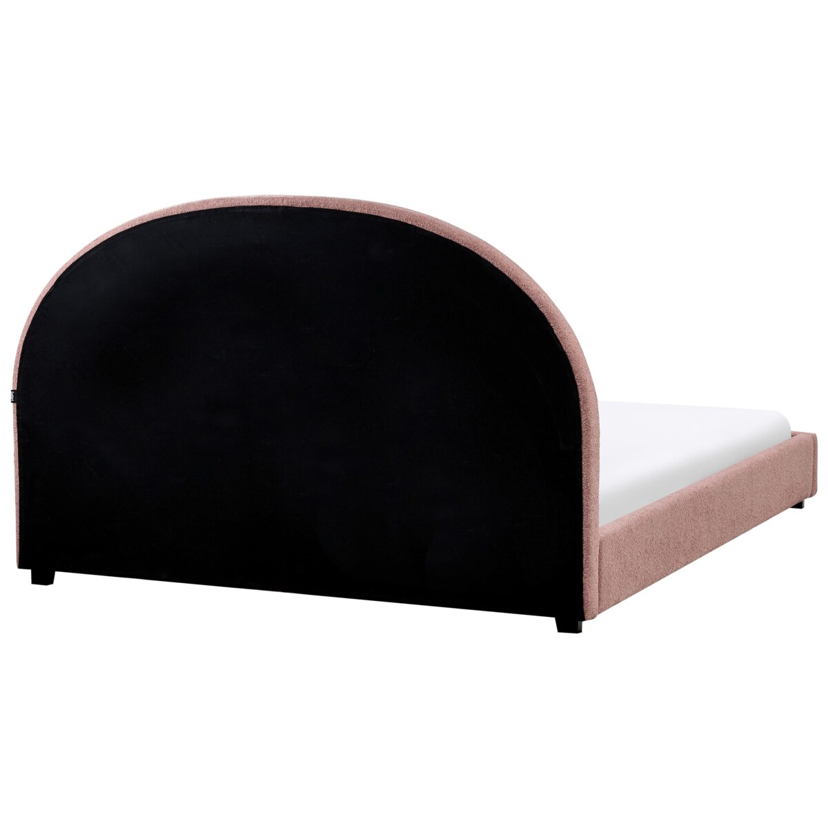 Łóżko wodne Boucle VAUCLUSE 160 x 200 cm Pastelowy róż