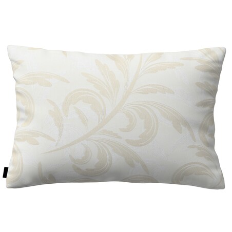 Poszewka Kinga na poduszkę prostokątną 47x28 szaro-beżowe liście akantu