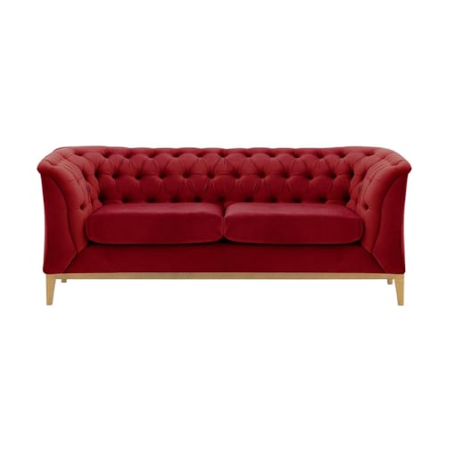Sofa dwuosobowa Chesterfield Modern Wood-Velluto 7