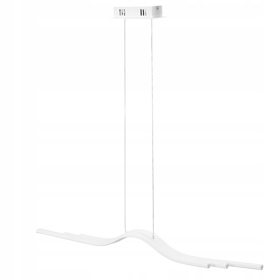 Lampa Sutitowa Wisząca Led Biała Nowoczesna +Pilot