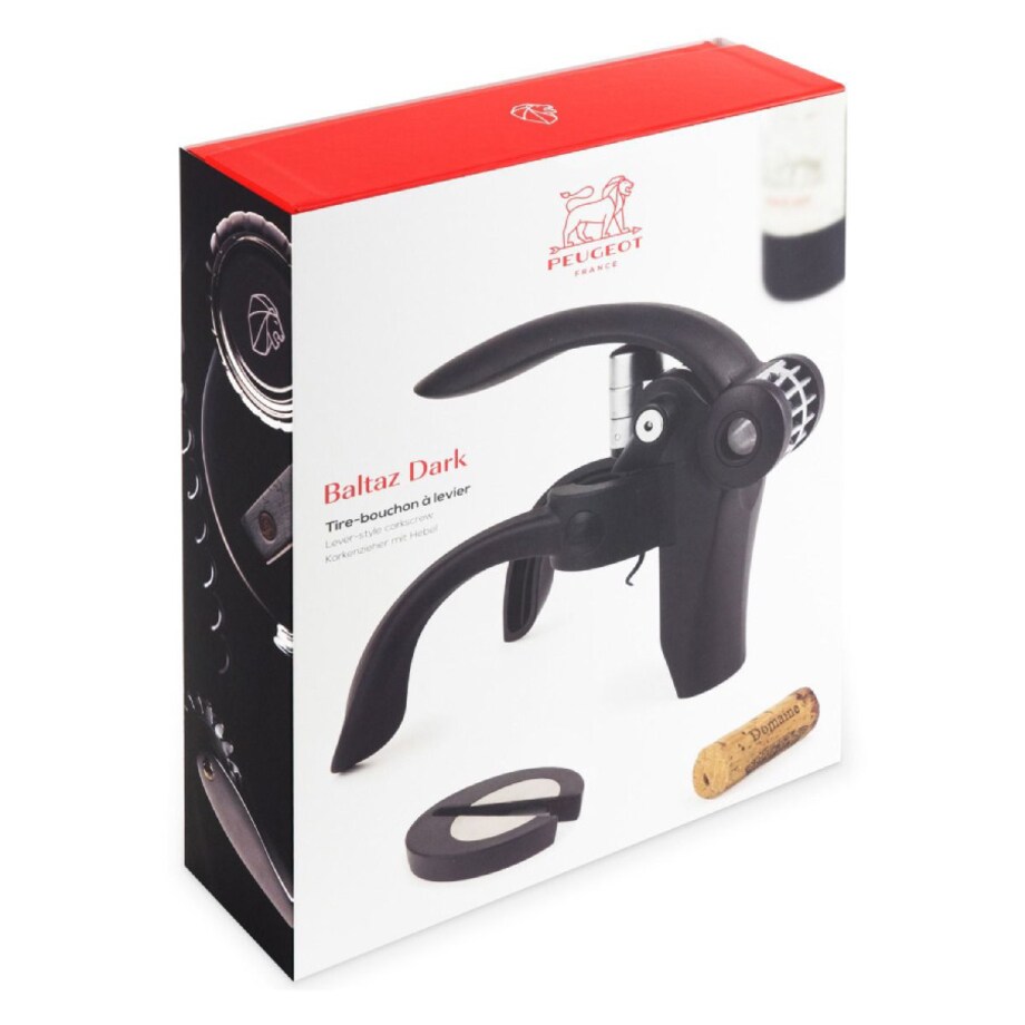 Korkociąg półautomatyczny do wina Baltaz czarny, Peugeot