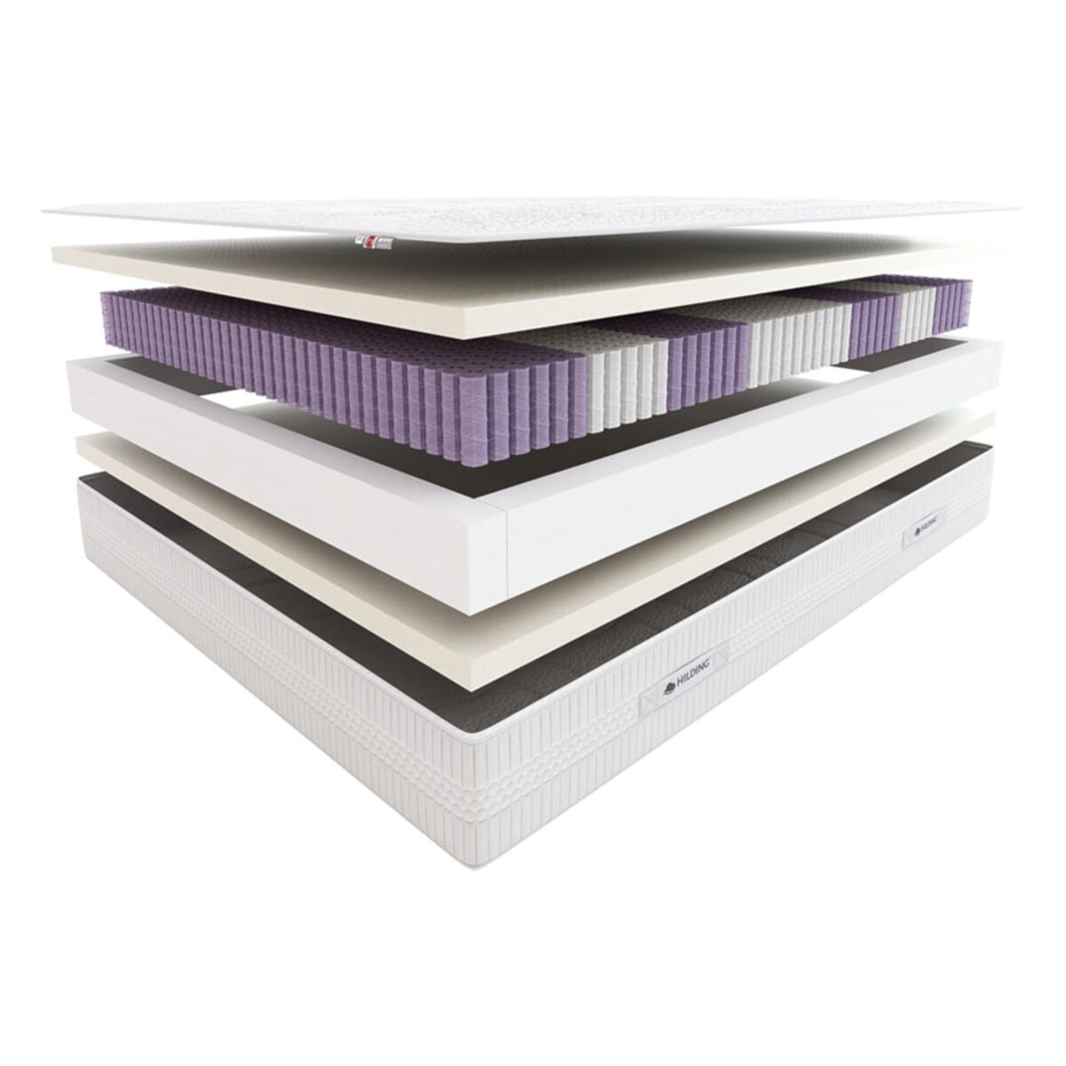 Materac 180x200 Makarena HILDING Elips średnio-twardy sprężynowy