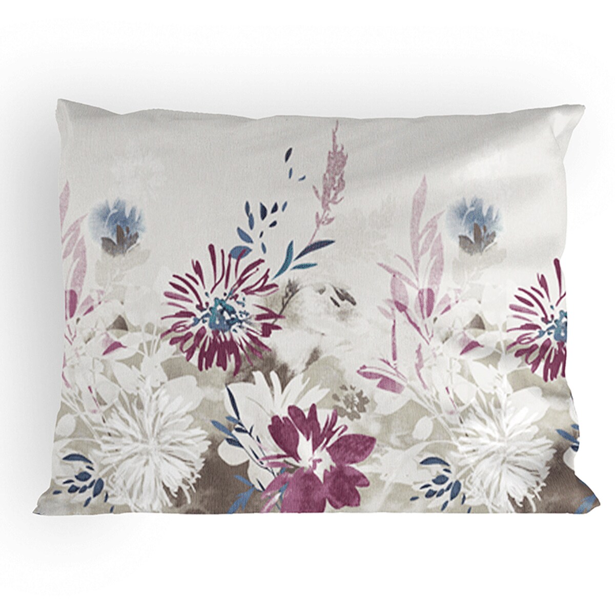 LANIUS komplet pościeli z bawełny satynowej, kwiatowy wzór, 140x200