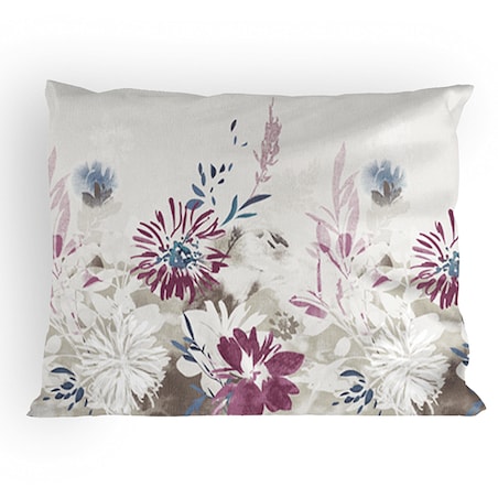 LANIUS komplet pościeli z bawełny satynowej, kwiatowy wzór, 140x200