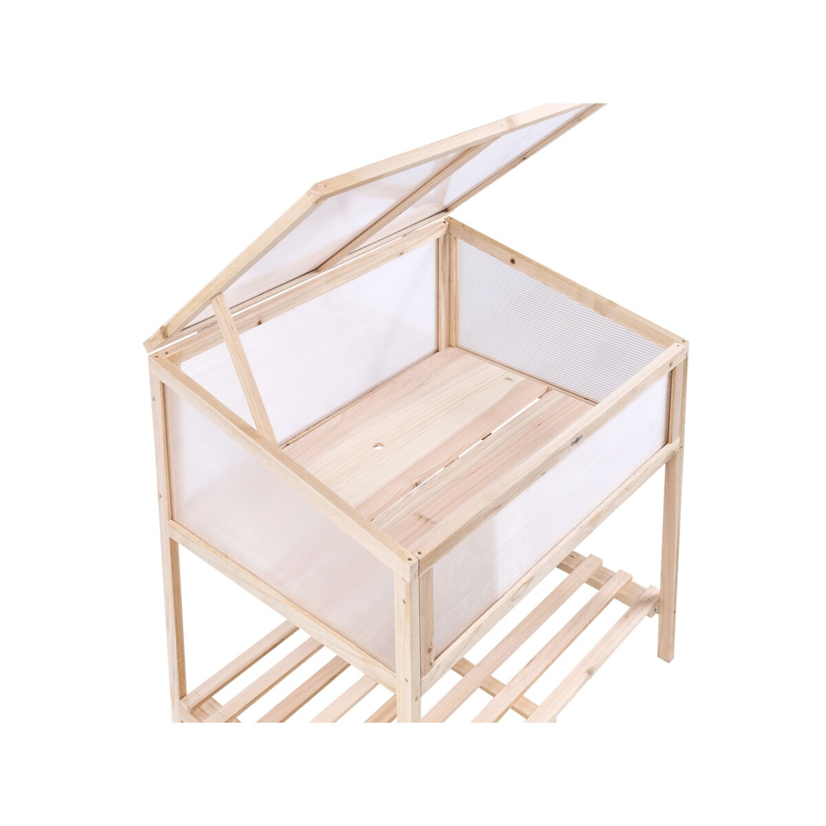 Szklarnia balkonowa ARANOVA Drewno jodłowe Jasnobrązowy 58 cm