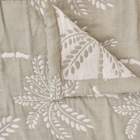 Narzuta na łóżko, zieleń seledynowa, Nuvia 240x260 cm