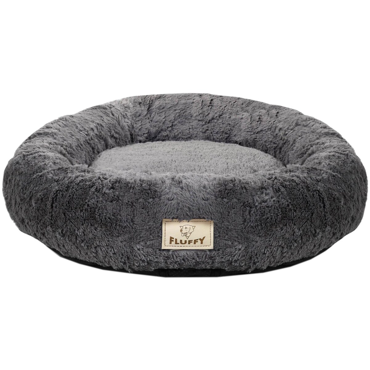Legowiska Dla Psa Shaggy 100 Cm Rozbieralne Antypoślizgowe Ciemnoszare