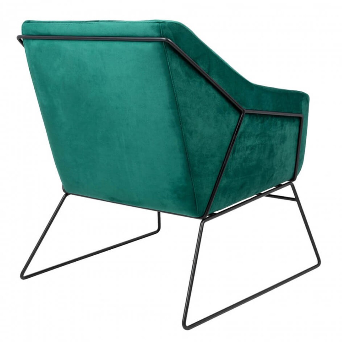 Wypoczynkowy fotel Emma MSE011000308.V35 King Home welur ciemny zielony